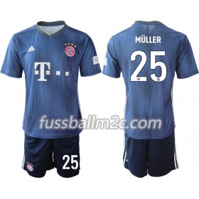 Fußballtrikots FC Bayern München MULLER 25 Kinder Ausweich Trikotsatz 2018-2019